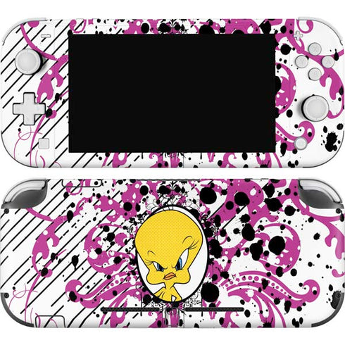Looney Tunes Tweety Bird with Attitude Nintendo Switch Lite Skin